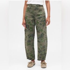 GAP Green Floral Women Jeans